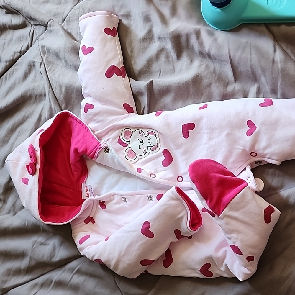 Pink winter jacket